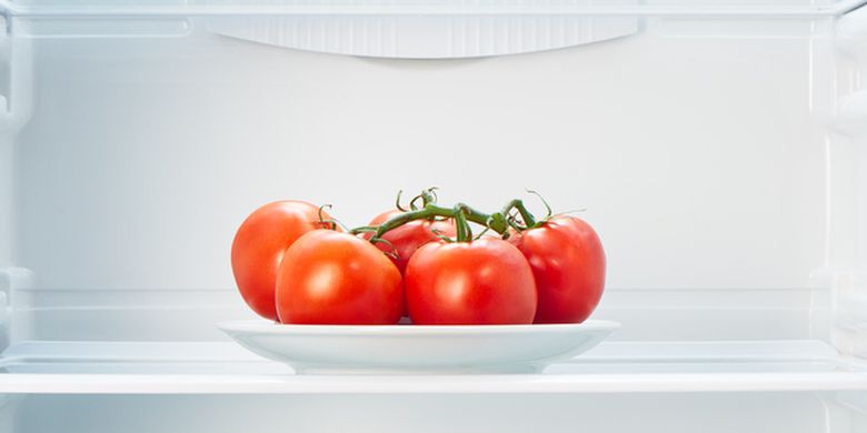 ilustrasi tomat, sayuran yang baik untuk kesehatan kulit.