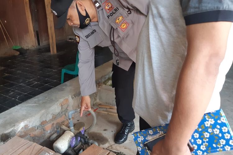 Balita tersetrum pompa air hingga tewas di Ponorogo, Jawa Timur, Jumat (9/7/2021).