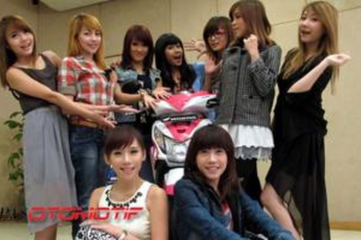 Cherrybelle jadi bintang andalan Honda di IMoS 2014.