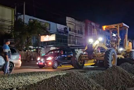 Tuntaskan Persoalan Infrastruktur, Pemprov Riau Perbaiki Ruas Jalan Ahmad Yani