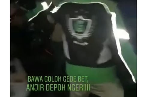 Viral Begal Pengendara Motor dengan Gergaji di Depok