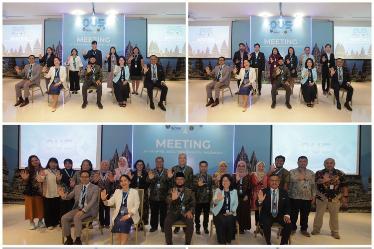 Universitas Terbuka bersama kelima PT mengadakan Open Universitas 5 (OU5) Meeting 2024 di Hyatt Regency Yogyakarta