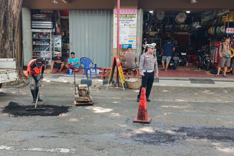 Jelang Musim Mudik, Polresta Banyuwangi Bentuk Tim Pencari Jalan Rusak