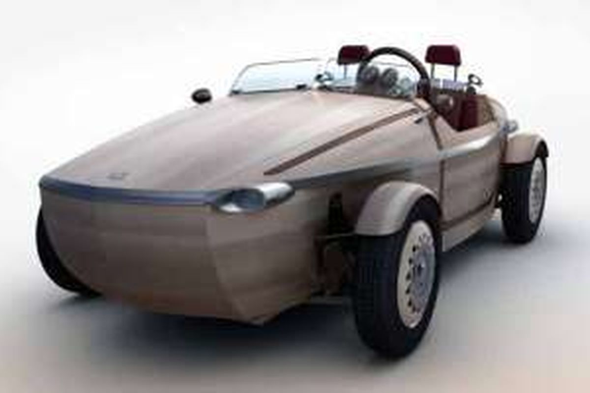 Konsep mobil listrik Toyota dari kayu, Setsuna.