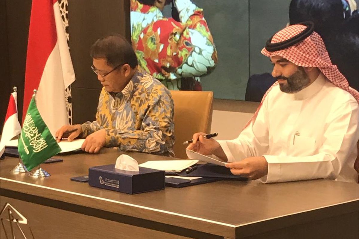 Menkominfo Rudiantara dan Menteri Komunikasi dan Teknologi Informasi Arab Saudi, Abdullah Alswaha menadatangani kesepakatan kerja sama pengembangan ekonomi digital khususnya berkenaan dengan umrah. 