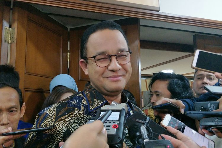 Gubernur DKI Jakarta Anies Baswedan di Balai Kota DKI Jakarta, Kamis (6/2/2020).