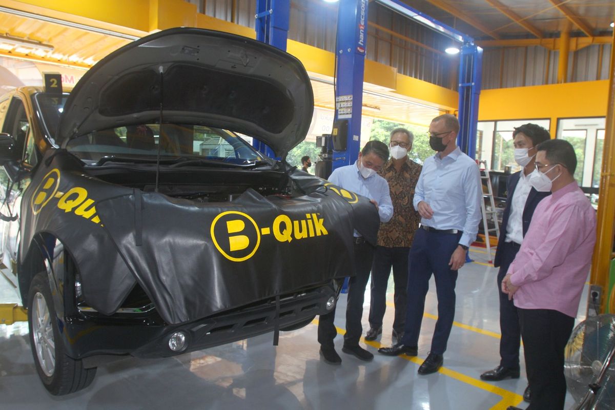 PT Lippo Malls Indonesia (LMI) membentuk kerja sama dengan PT BQuik Otomotif Indonesia (B-Quik) di bidang pemeliharaan mobil, Kamis (22/4/2021).