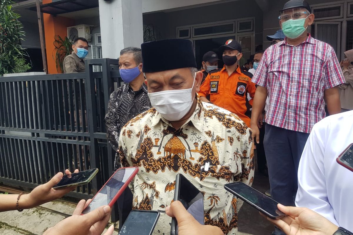 Presiden PKS Ahmad Syaikhu datangi kediaman calon wakil wali kota Tangerang Selatan nomor urut 2 Ruhamaben.