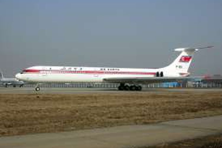 Pesawat Air Koryo dilaporkan mendarat darurat di Shenyang, kota di China timur laut akibat kebarakan, Jumat (22/7/2016).