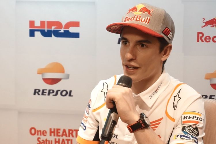 Marc Marquez dalam sesi wawancara eksklusif, Selasa (4/2/2020)