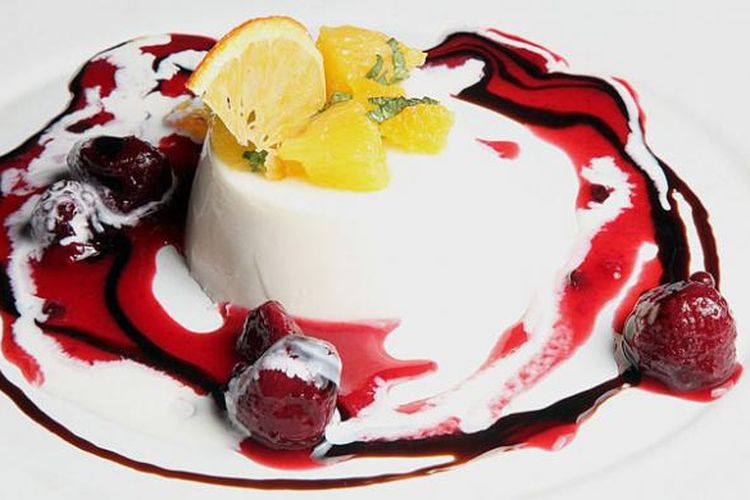 Vanilla Panna Cotta.