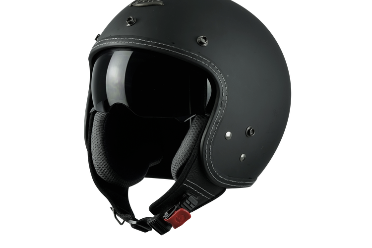 Helm Asca Bomber dengan desain retro