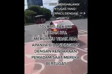 Video Viral Mobil Mercy Halangi Mobil Damkar, Polisi Turun Tangan