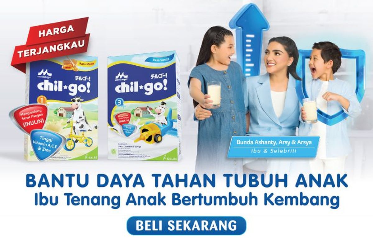 Morinaga Chil Go kaya akan protein dan asam amino esensial untuk membantu memenuhi kebutuhan protein harian anak.