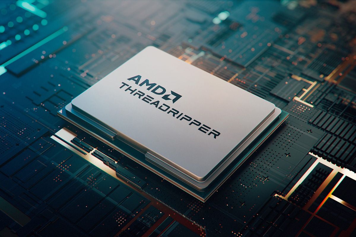 Ilustrasi Prosesor AMD Ryzen Threadripper