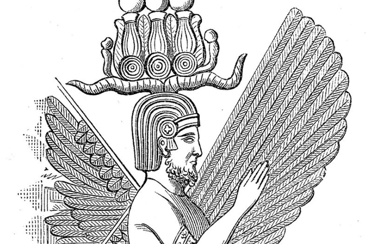 Ilustrasi dari Illustrerad verldshistoria utgifven av E. Wallis. volume I: Relief Cyrus.