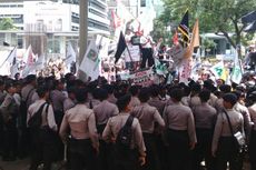 Di KPK, Pengunjuk Rasa dari Aliansi Masyarakat Jakarta Utara Tuntut Ahok Ditangkap