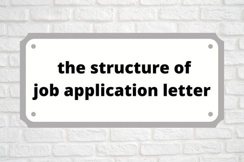 Structure of a Job Application Letter