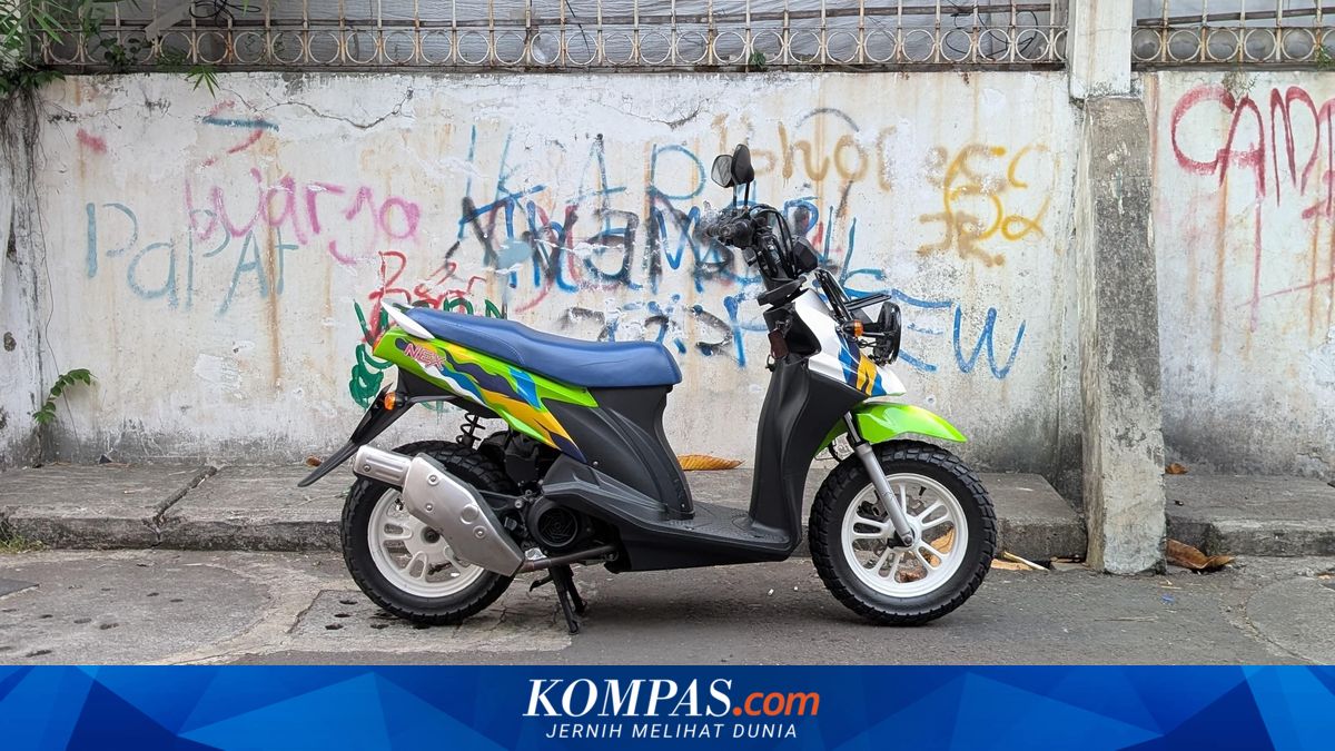 Suzuki Nex FI Tampil Nyentrik: Terinspirasi Kawasaki KSR-II