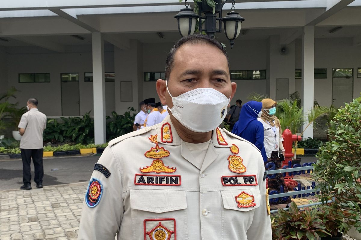 Kepala Satpol PP Provinsi DKI Jakarta Arifin saat ditemui di RSUD Cengkareng, Jakarta Barat, Jumat (21/6/2024).