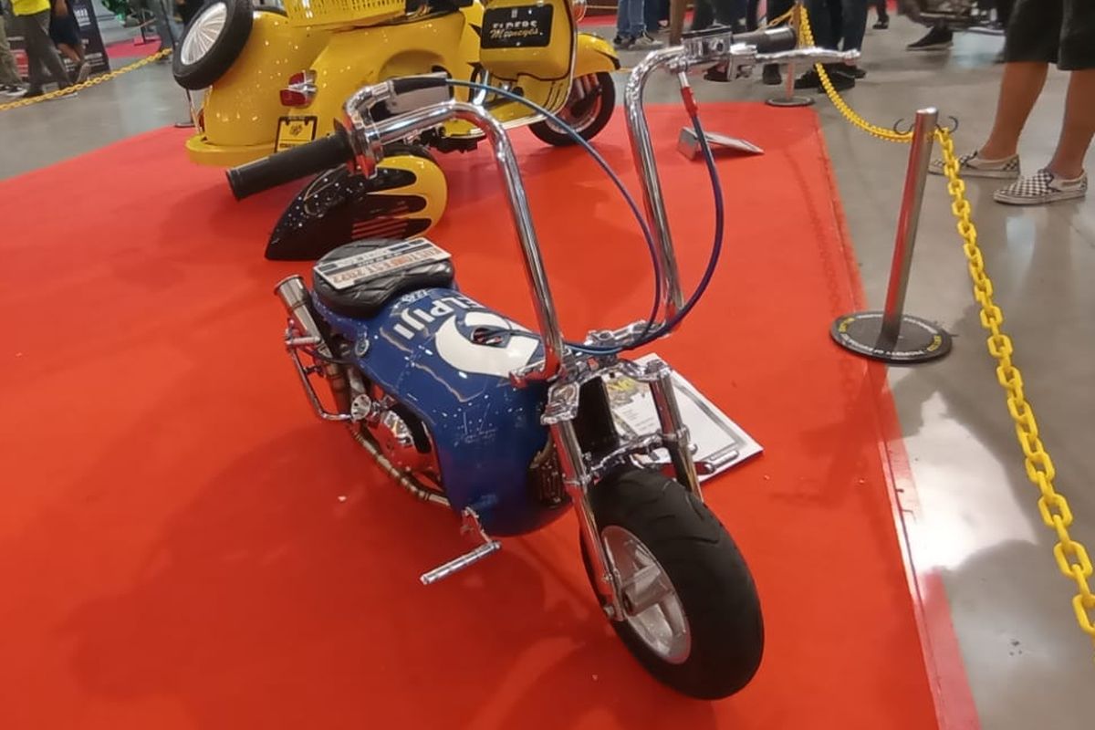 Mini bike dengan rangka tabung LPG 12 Kg