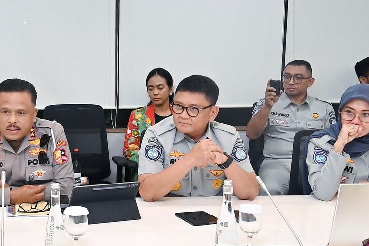Acara Ngobrol Keselamatan Jasa Raharja bersama Polri, pakar transportasi, serta perwakilan lembaga dan kementerian di Kantor Pusat Jasa Raharja, Jakarta, Rabu (4/6/2025).