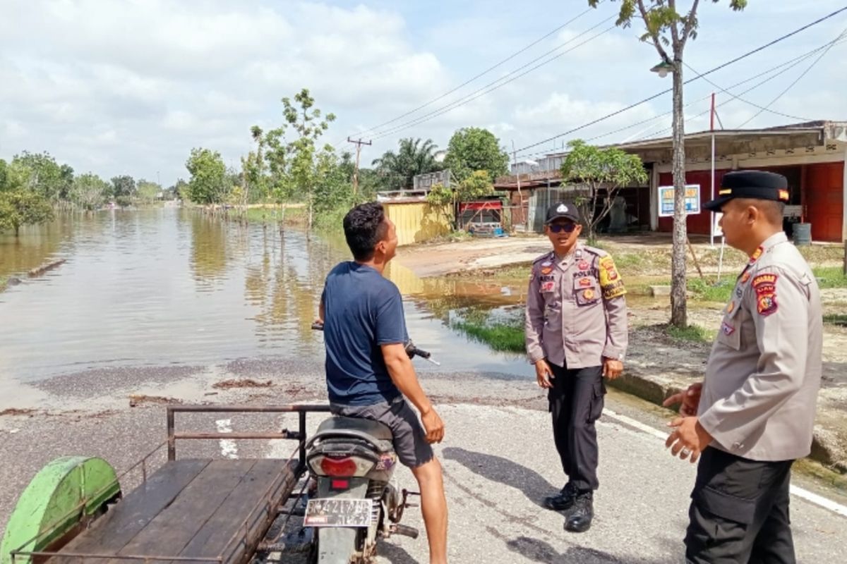 Banjir 1,7 Meter Kembali Terjang Permukiman Warga di Pelalawan Riau Halaman all