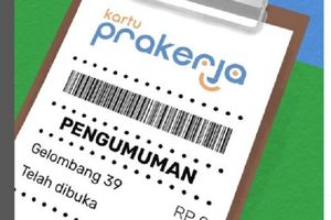 Segera Daftar, Kartu Prakerja Gelombang 39 Sudah Dibuka