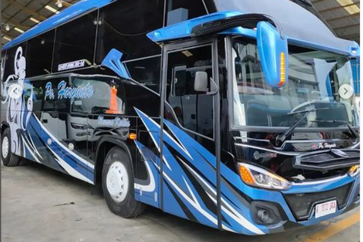 Bus baru PO Haryanto 