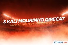 INFOGRAFIK: Tiga Kali Mourinho Dipecat Usai Kalah dari Juergen Klopp