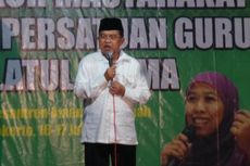 Dapat Dukungan Guru NU, JK Janji Tingkatkan Tunjangan Sertifikasi