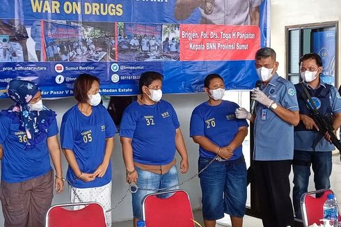 Kirim Narkoba Lewat Ekspedisi, 4 Perempuan di Medan Ditangkap BNNP Sumut, 32 Kg Sabu Diamankan