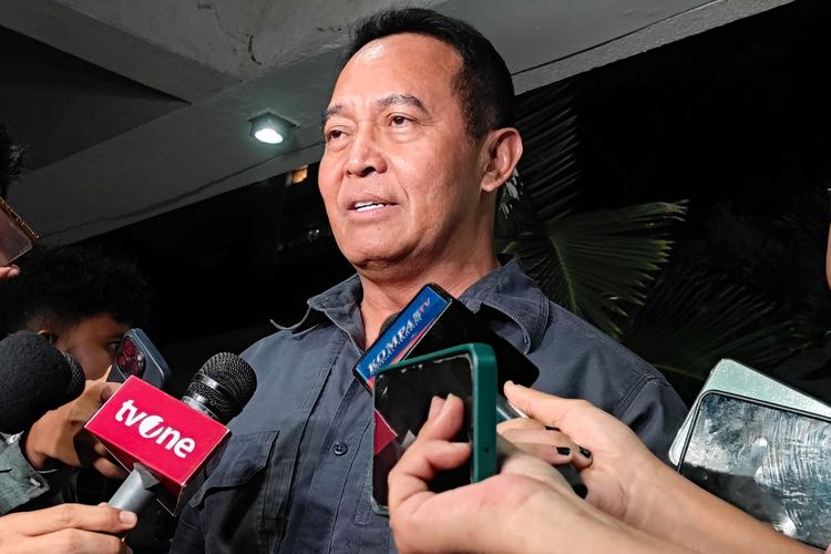 Wakil Ketua Tim Pemenangan Nasional (TPN) Ganjar Pranowo-Mahfud MD, Jenderal TNI (Purn) Andika Perkasa ditemui di Gedung High End, Minggu (3/12/2023) malam.