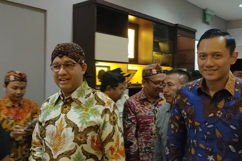 Kebersamaan Anies dan AHY Nonton Wayang Kulit di Kantor PKS