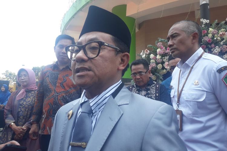 Wali Kota Malang, Sutiaji saat diwawancarai awak media pada Rabu (20/9/2023). 