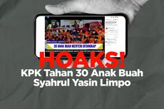 INFOGRAFIK: Hoaks! KPK Tahan 30 Anak Buah Syahrul Yasin Limpo