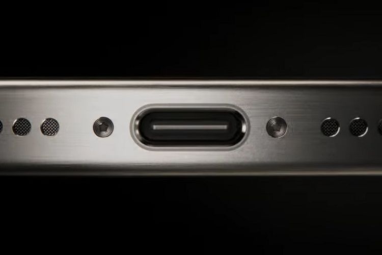 Port USB-C di Apple iPhone 15