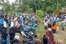 Ribuan Santri dan Guru di NTB Tanam 1.000 Pohon di Wilayah Kaki Gunung Rinjani