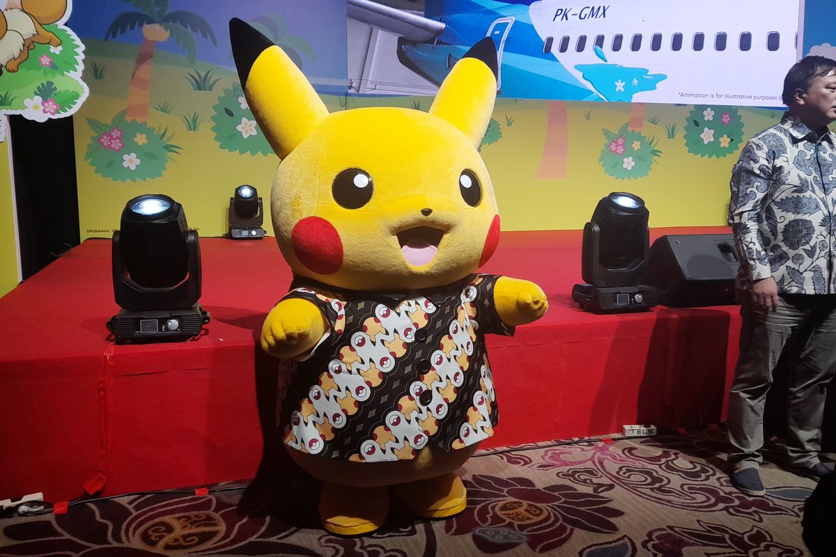 Pikachu berkemeja batik akan muncul di Pokemon Go selama rangkaian Pikachu?s Indonesia Journey satu tahun ke depan.
