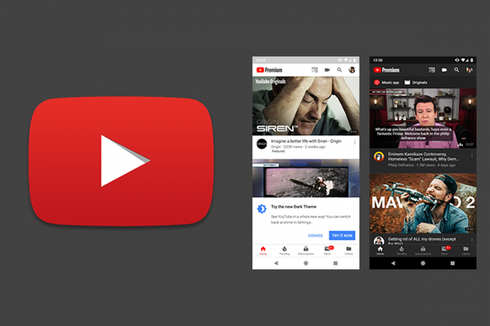 “Mode Gelap” YouTube Sudah Tersedia di Semua Perangkat Android