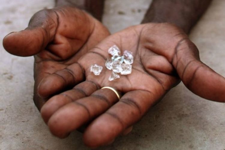 Hasil tambang berlian di Zimbabwe. (Mining Zimbabwe)
