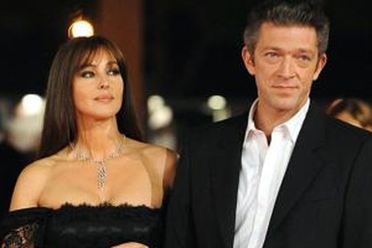 Monica Belluci dan aktor Vincent Cassel  