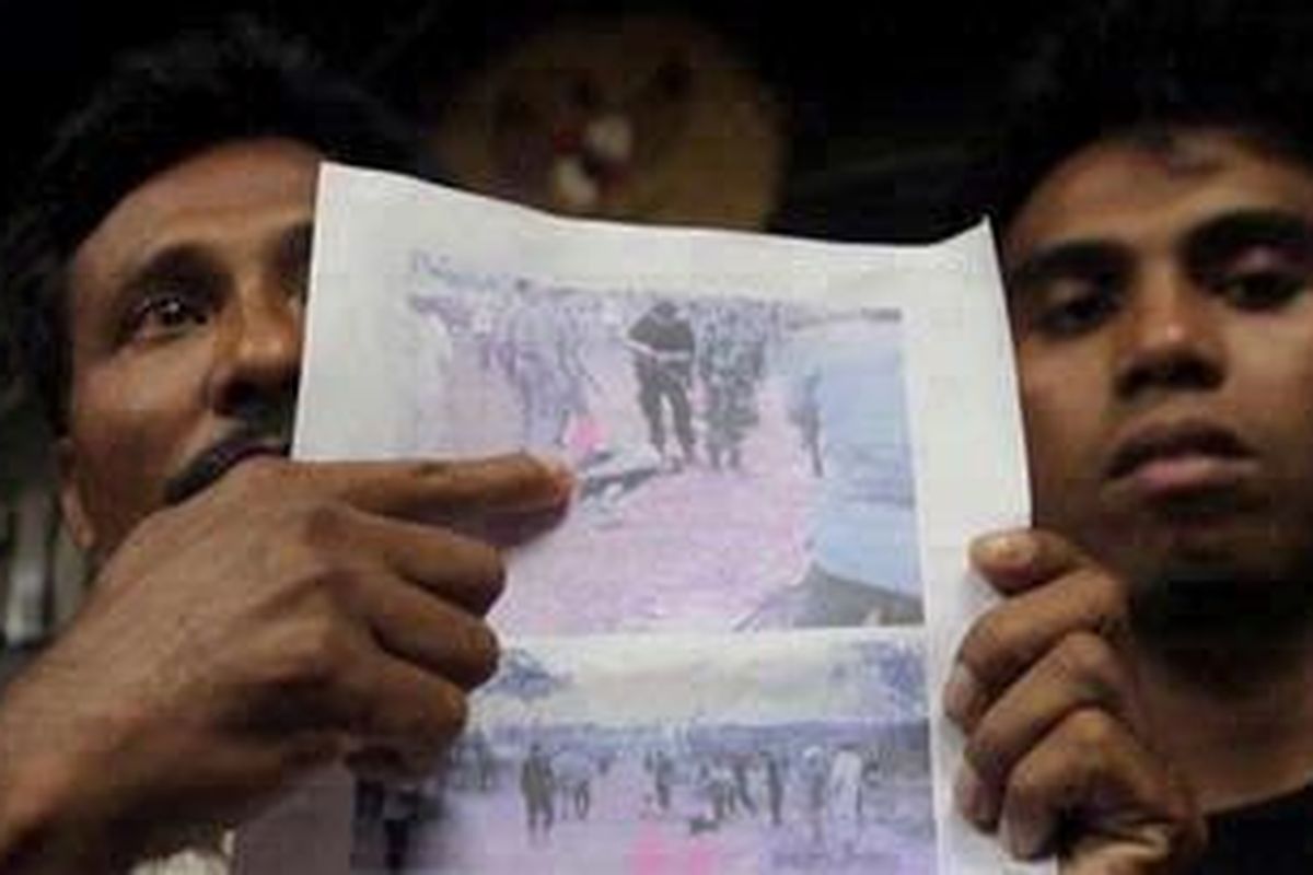 Keluarga korban kekerasan dan perwakilan warga Kabupaten Mesuji, Lampung, Kamis (16/12/2011), mengadu ke Komisi Nasional Hak Asasi Manusia, Jakarta.