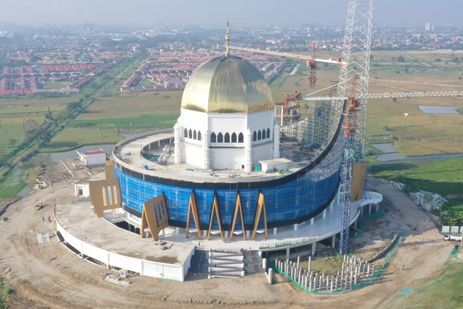 Hampir Rampung, Proyek Medan Islamic Centre Garapan Waskita Karya Bisa untuk Shalat Jumat 