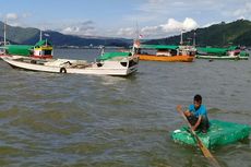 50 Kapal Nelayan Terdampar di Pantai Bima Akibat Gelombang Tinggi