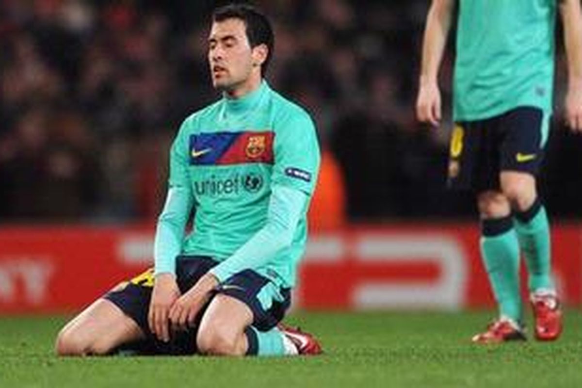 Gelandang Barcelona, Sergio Busquets 