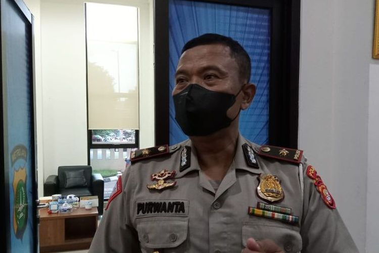 Kepala Satuan Lalu Lintas Polres Metro Jakarta Pusat Kompol Purwanta saat ditemui di Polres Metro Jakarta Pusat, Kemayoran, Jumat (11/2/2022). 