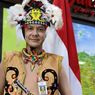 Rawat Keindonesiaan, Ganjar Pranowo Bangga Pakai Baju Suku Kenyah dari Kaltim