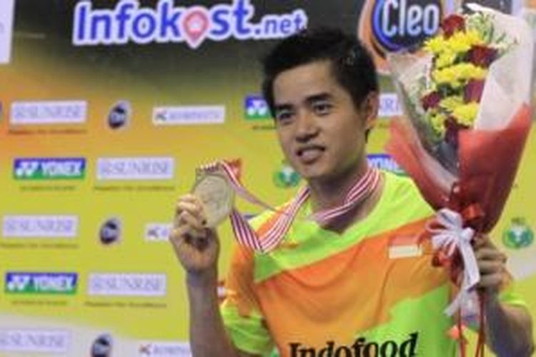 Simon Santoso juara tunggal putera Indonesia GP Gold 2013