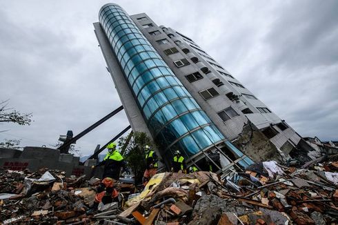 Gedung Rusak Diguncang Gempa, Pengembang Taiwan Ditahan